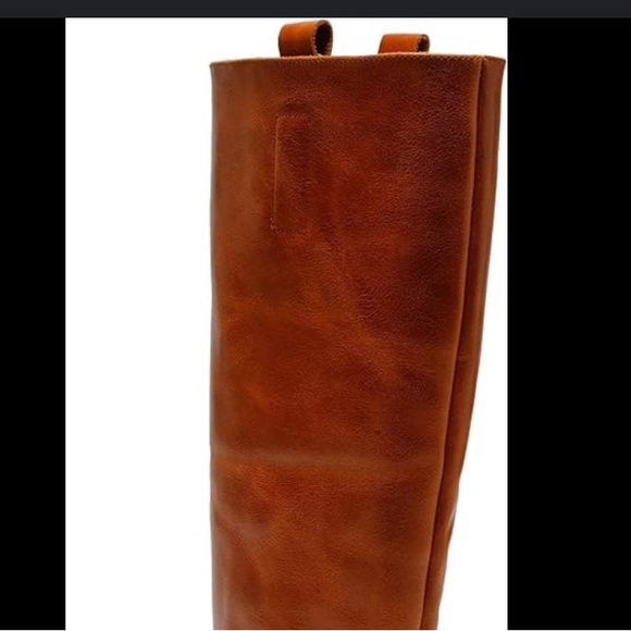 Free People Tabby Tall Boot Tuscan Tan New 7.5. Leather - Picture 7 of 14